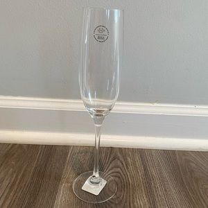 Lenox Sorano Champagne Flute Glass 7 oz Lead Free Crystal Break Resistant NWT